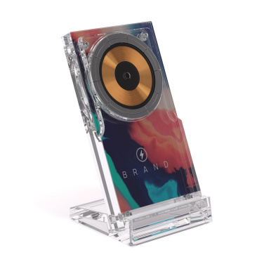 Logotrade promotional gift image of: Magcharge 15W magnetic wireless charging stand